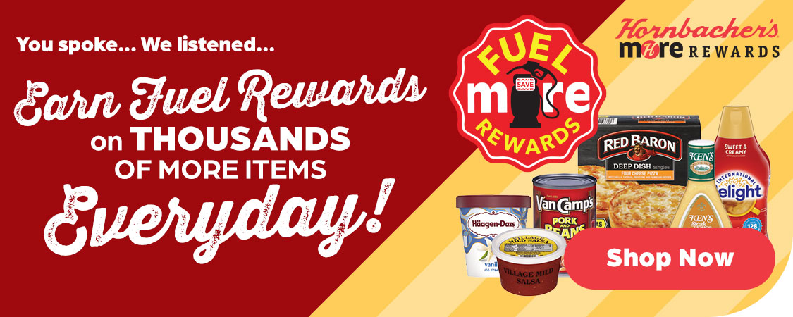 Earn Fuel Rewards on thousands of MORE items everyday!