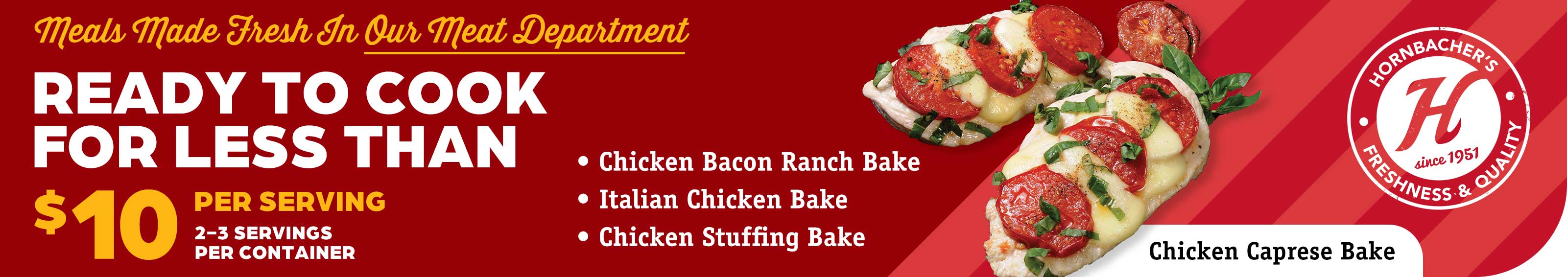 This Week's Meal Deal - Chicken Caprese Bake