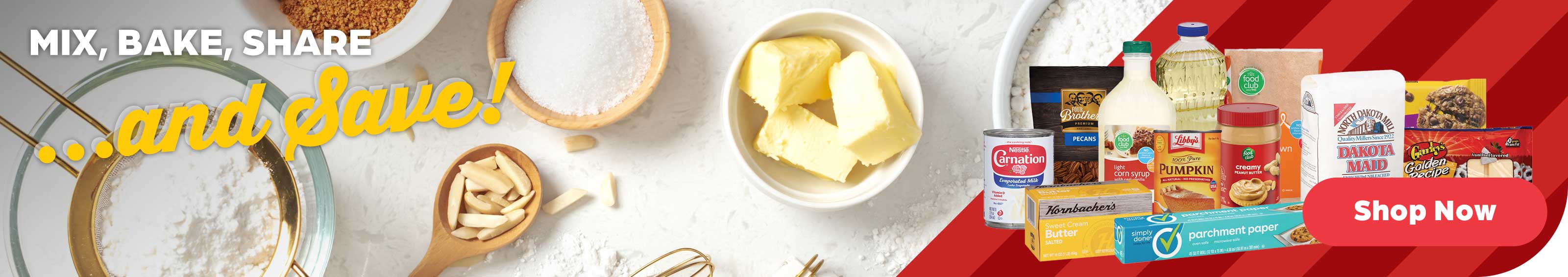Mix, bake, share and save!