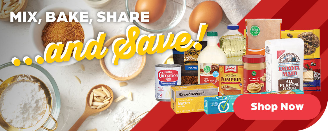Mix, bake, share and save!