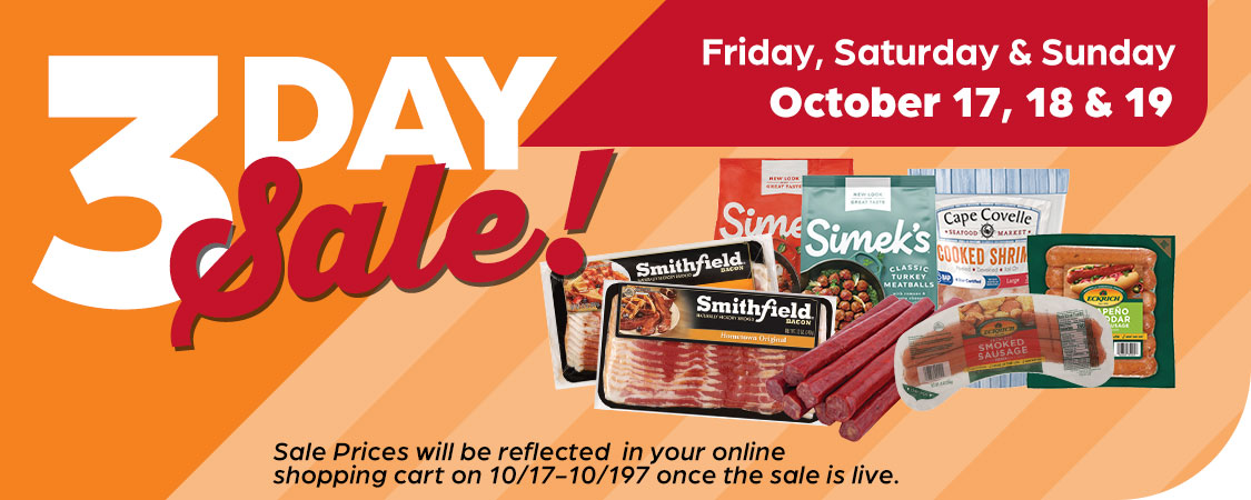 3 Day Sale