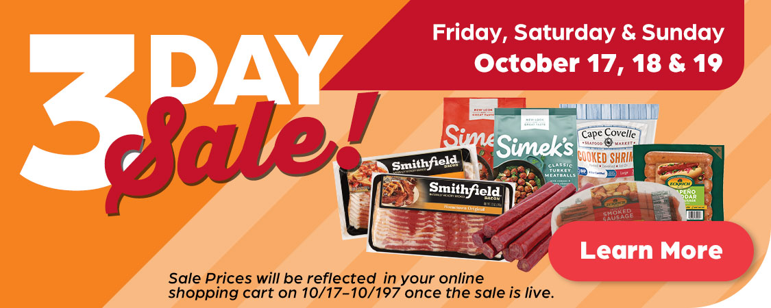 3 Day Sale