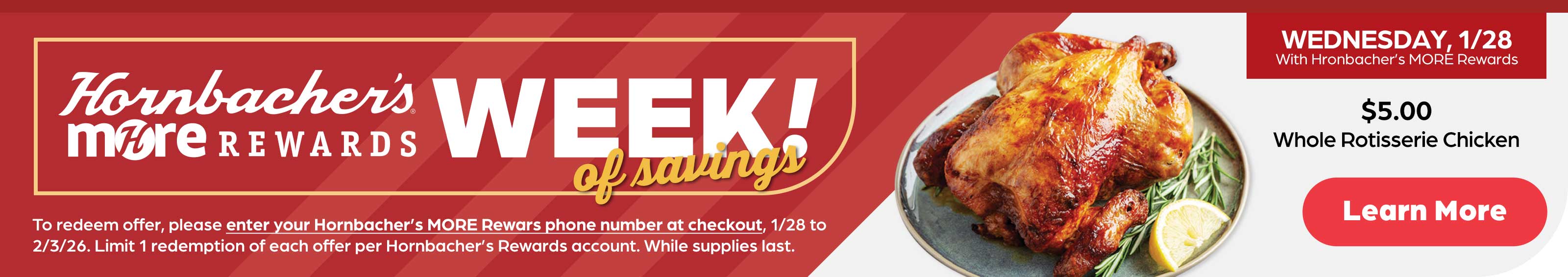 Hornbacher's Rewards Week - January 28 through February 3