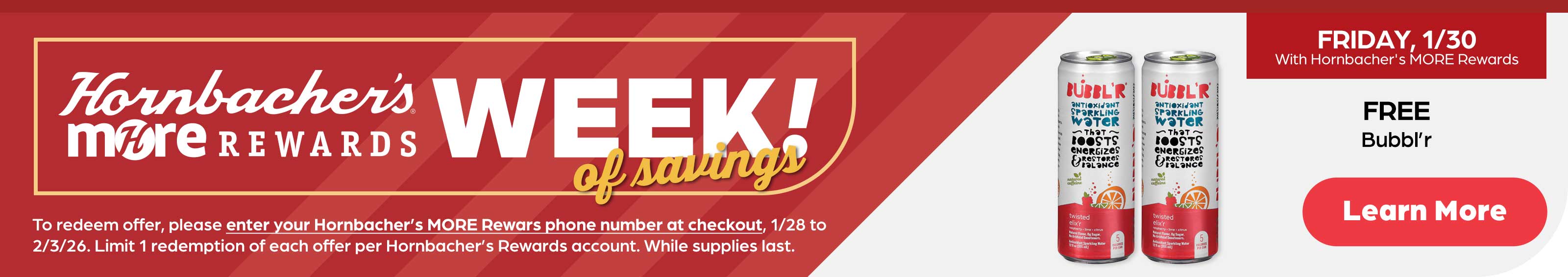 Hornbacher's Rewards Week - January 28 through February 3
