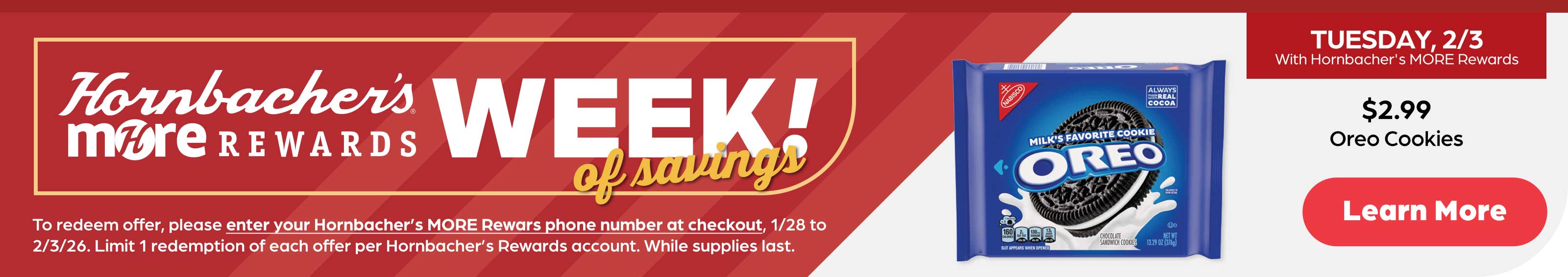Hornbacher's Rewards Week - January 28 through February 3