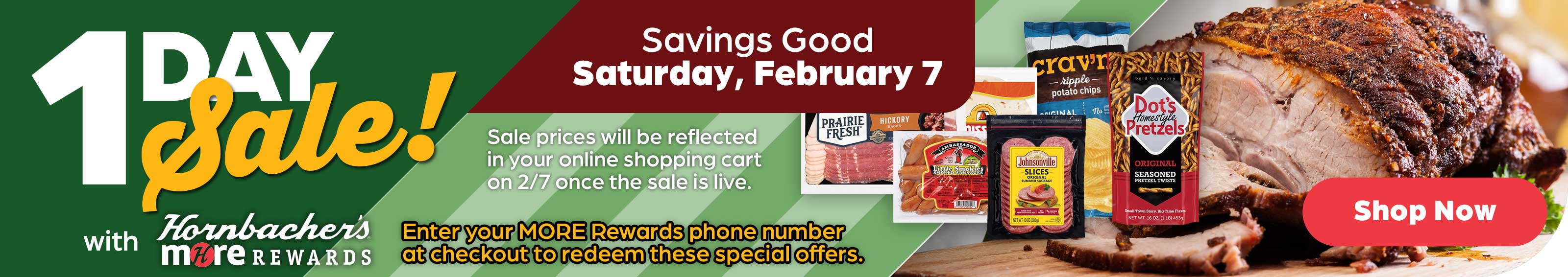 February 7 Only - 1 Day Sale
