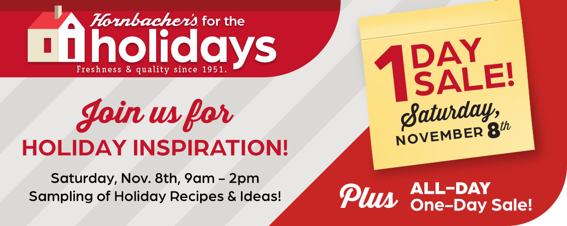 Hornbacher's for the Holiday + One-Day Sale!