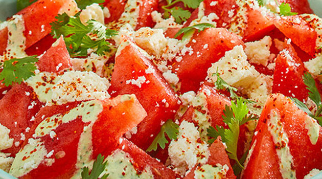 Mexican- Style Watermelon Salad