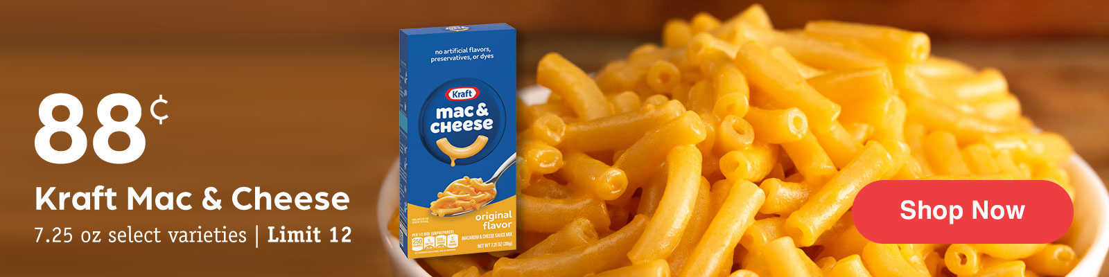 Crazy 8 Sale - Kraft Mac & Cheese