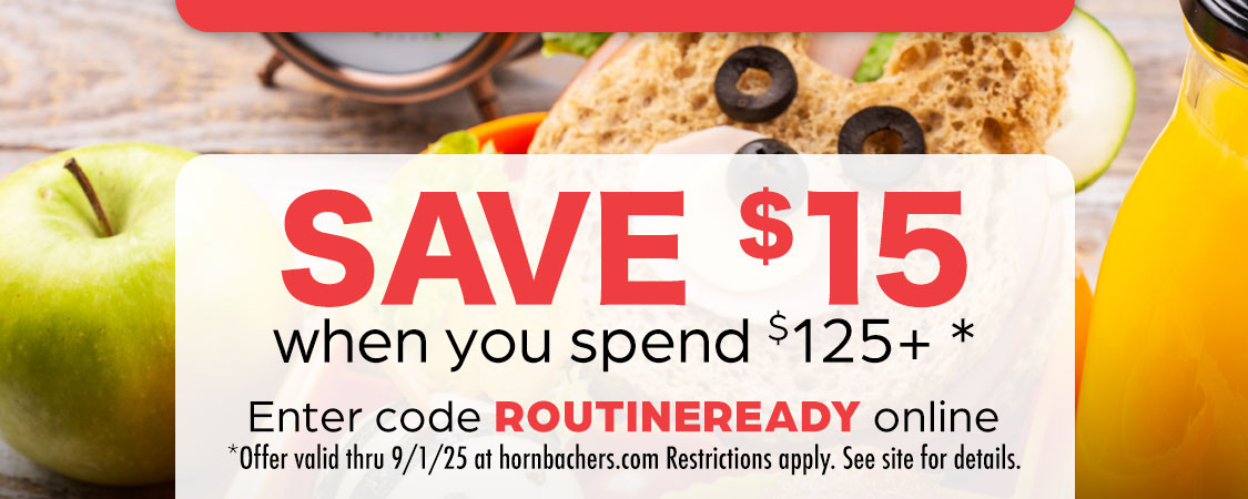 Exclusive Online Offer - Get $15 Off $125+ online