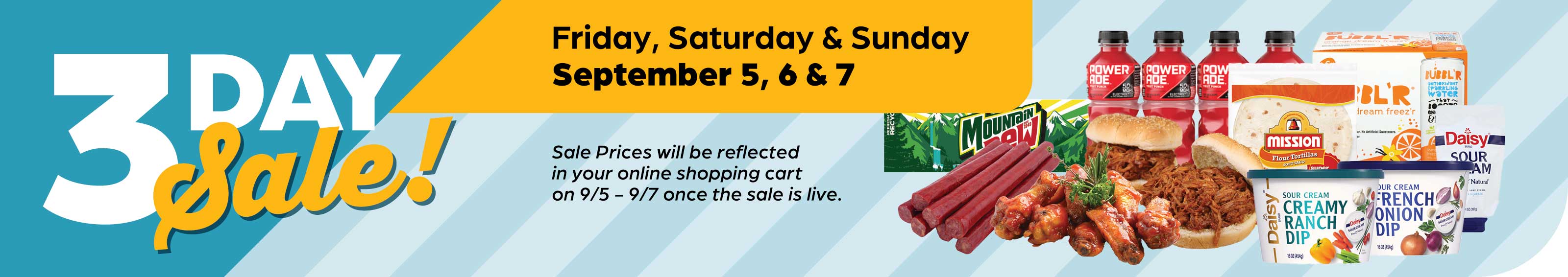 3 Day Sale