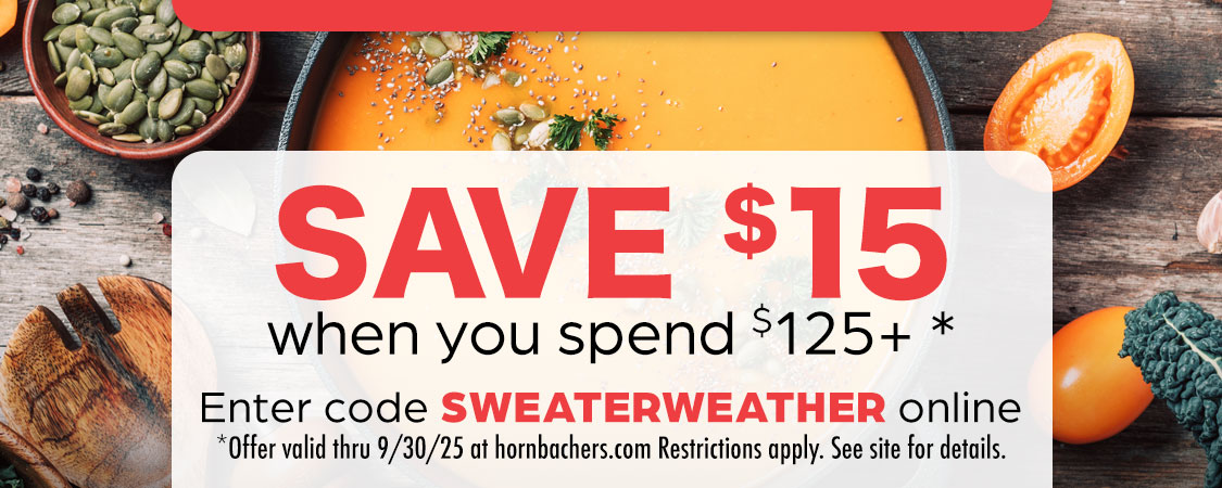Exclusive Online Offer - Get $15 Off $125+ online