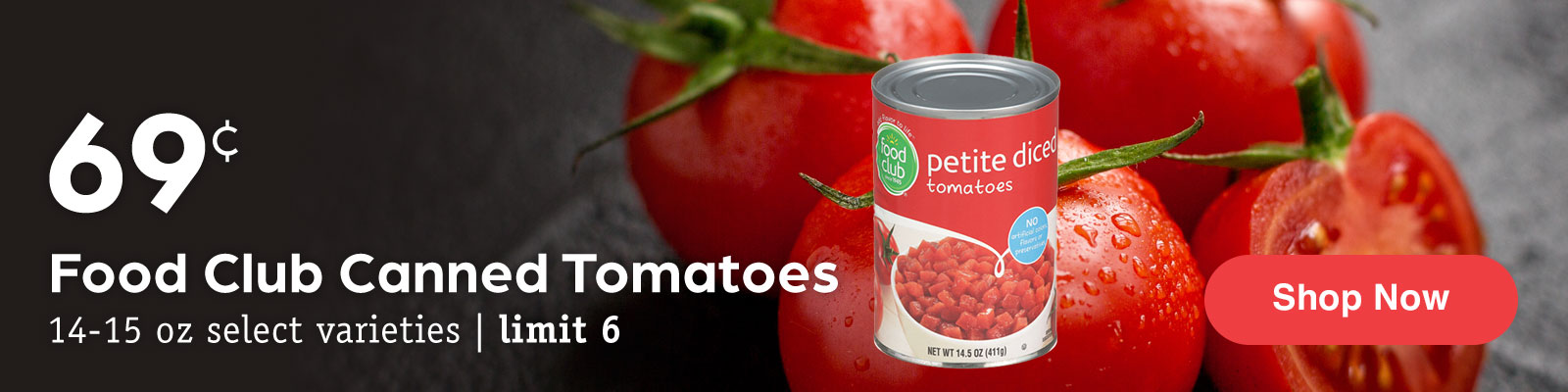 One-Day Sale - Canned Tomatoes