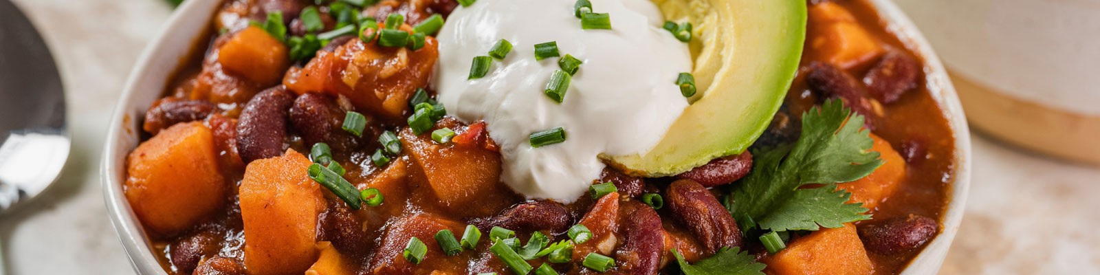 Beefy Sweet Potato and Black Bean Chili