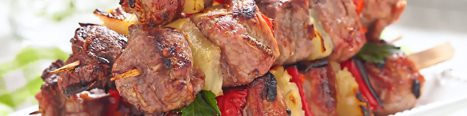 Tropical Grilled Sirloin Kabobs