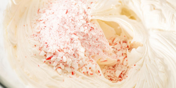 Candy Cane Mascarpone Dip