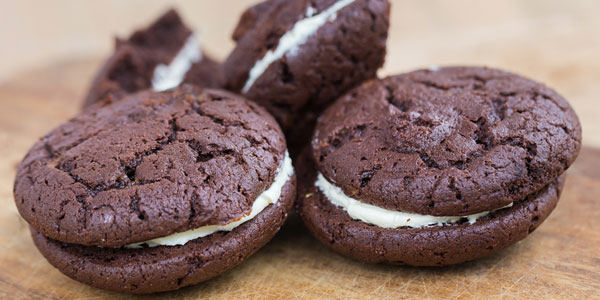 Hornbacher's Signature Brownie Cookies with Cannoli Filling