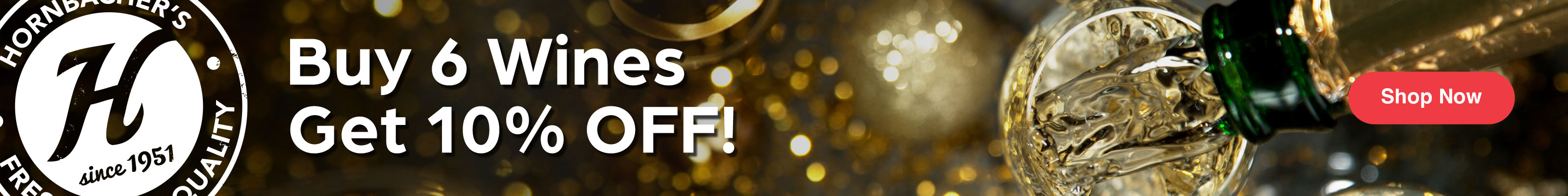 Buy 6 Wines, Get 10% Off