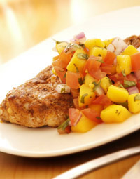 Chili Lime Red Snapper with Mango Salsa