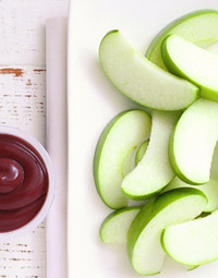 Apples and Chocolate Pudding Dip