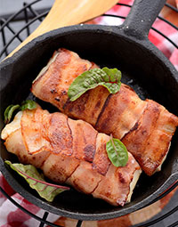 Bacon Wrapped Cod