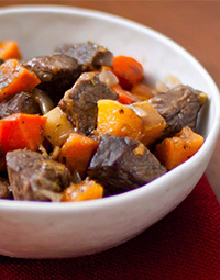 Hearty Beef Stew With Roasted Winter Vegetables