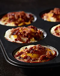 Canadian Bacon-Egg Cups