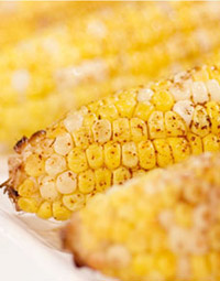 Twice Grilled Corn w/Lime Butter and Chili Powder