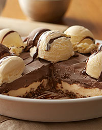 Crispy Chocolate Ice Cream Mud Pie