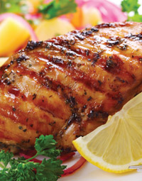 Barbecued Picnic Chicken