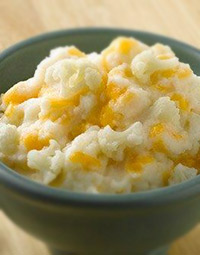 Cheesy Mashed Potatoes with Cauliflower