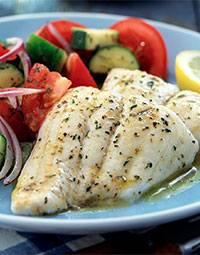 Tilapia with Savory Herb Butter