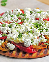 Grilled Indian-Spiced Flatbread