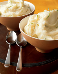 Mashed Sour Cream and Scallion Potatoes