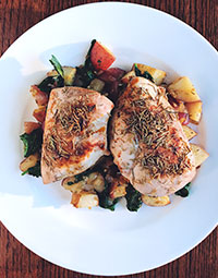 Pan-Roasted Chicken and Vegetables