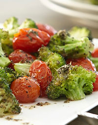 Roasted Broccoli & Tomatoes