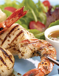 Anise-Orange Shrimp And Scallop Skewers