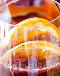 Summer Sangria with Grilled Fruit