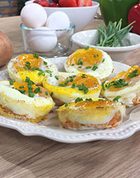 Sweet Potato Hash Egg Cups