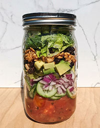 Taco Mason Jar Salad