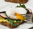 Avocado Ricotta Toast With Poached Eggs