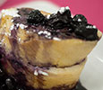Blueberry Stuffed French Toast w/Blueberry Syrup