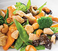 Chicken Stir-Fry with Cashews and Snow Peas