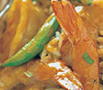 Curried Shrimp with Sugar Snap Peas