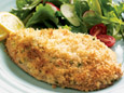 Baked Tilapia with Crumb Crust