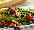 Grilled Romaine & Vegetable Salad with Balsamic Herb Vinaigrette