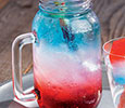 Red, White & Blue Layered Mocktail
