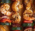 Mexicana Shrimp and Vegetable Kabobs