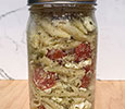 Pesto Pasta Salad in A Jar