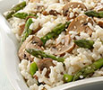 Rice with Asparagus Mushrooms and Toasted Sesame Seed